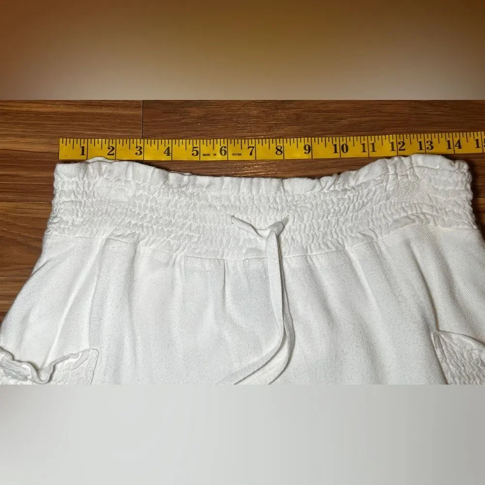 Old Navy Y2K Low Waist Skirt Lined Off White Size Small